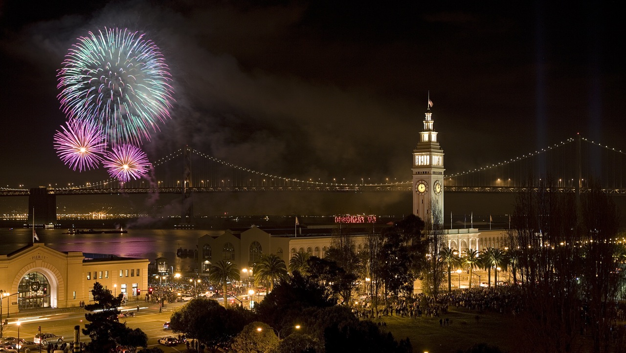 "San Francisco by Night" NYE City Walk & Fireworks SF Funcheap