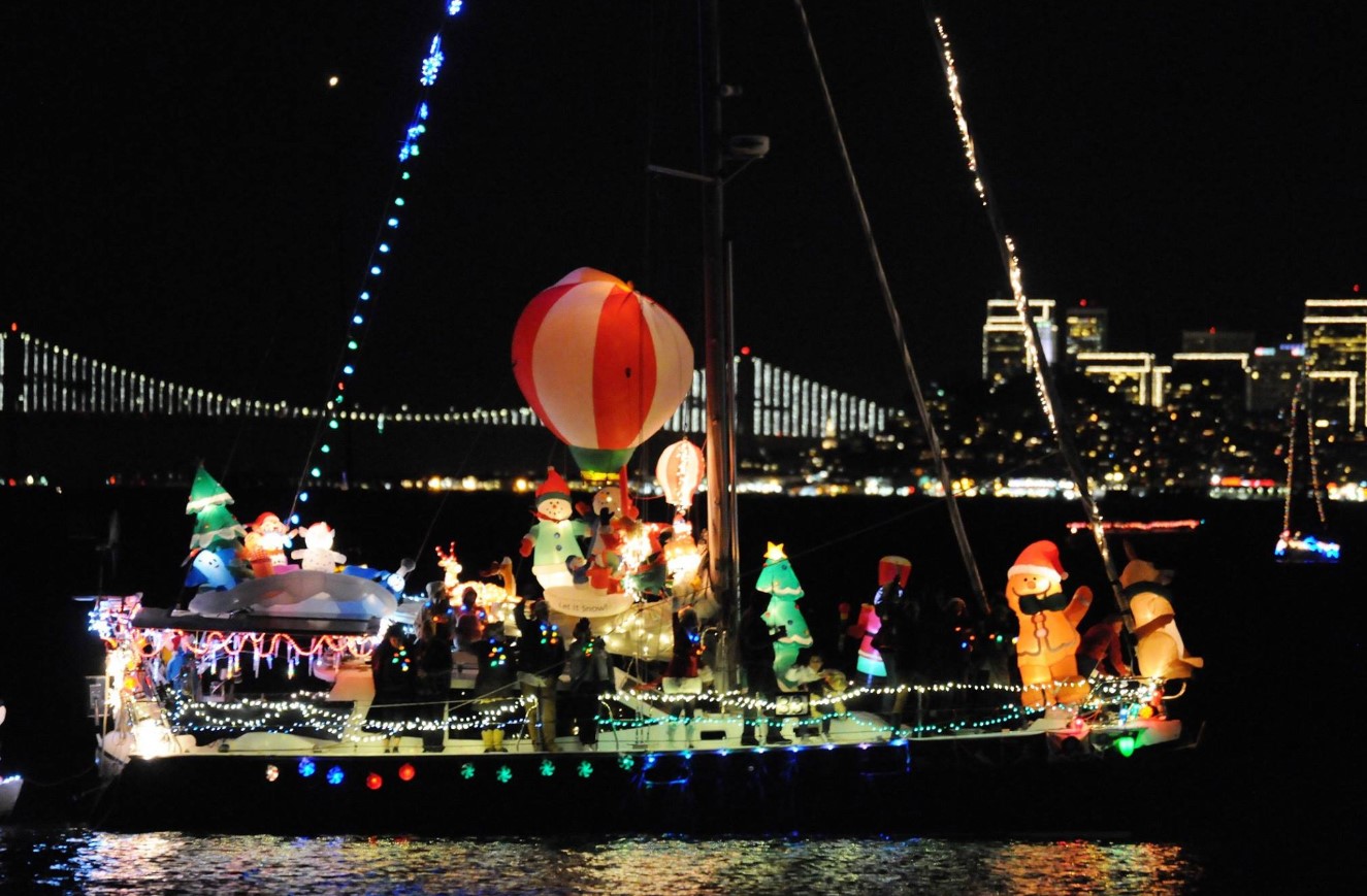Bay Area Winter Fireworks Lighted Boat Parade Bay area winter fireworks lighted boat parade
