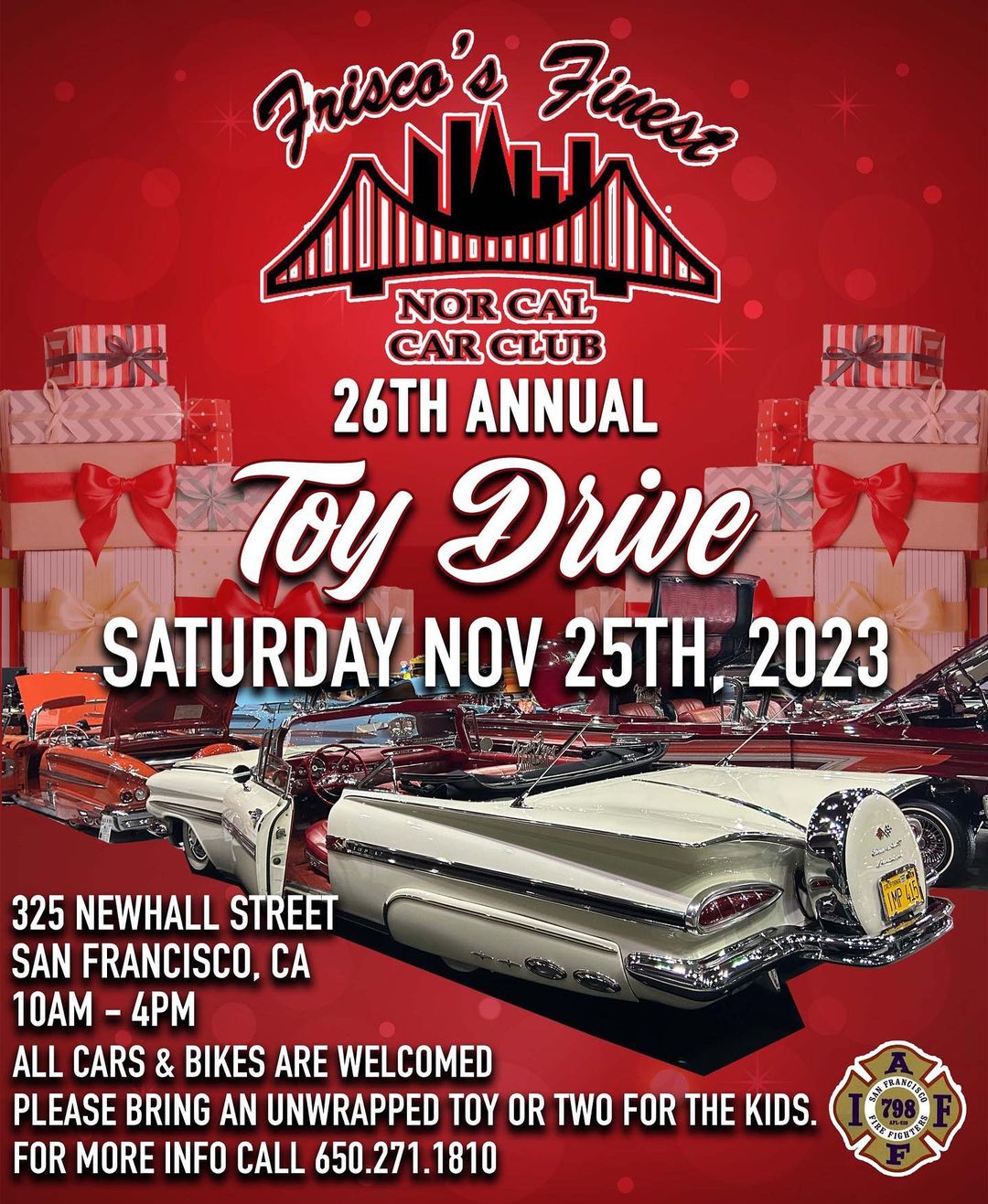 26th Annual Lowrider Toy Drive 2023