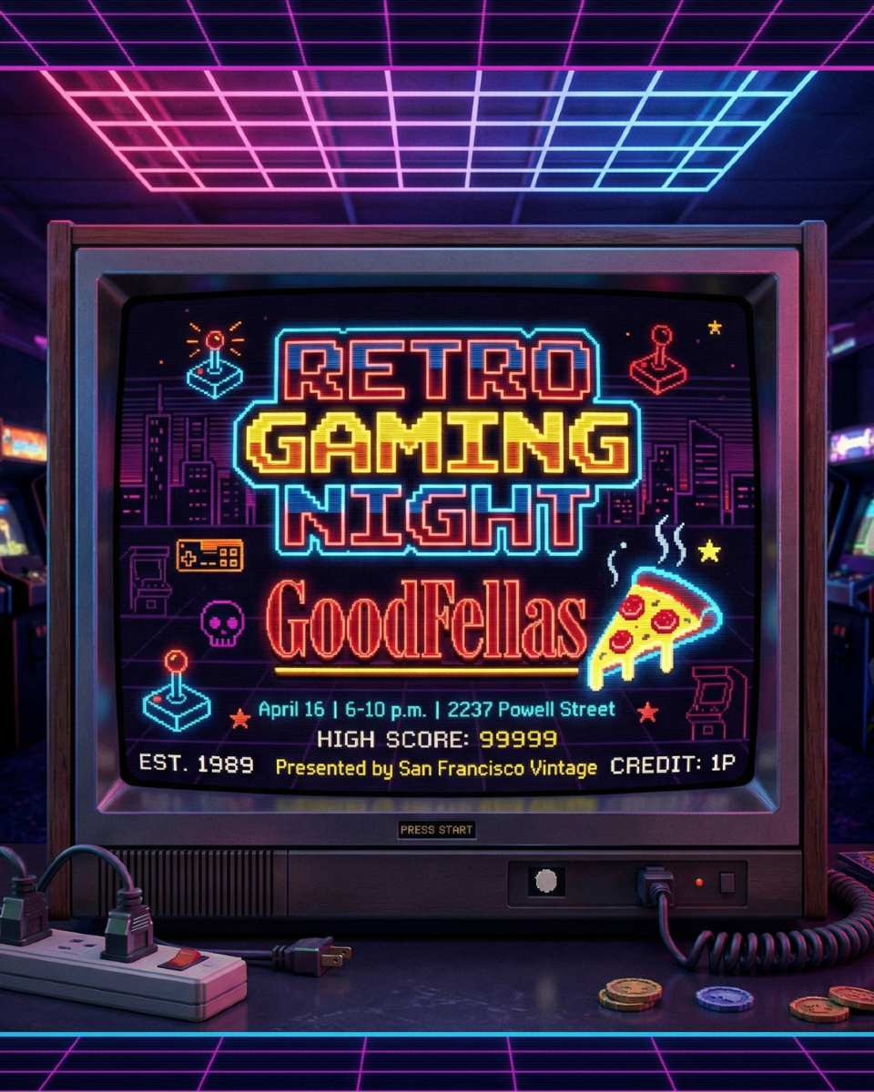 Retro Game Night in North Beach (SF)