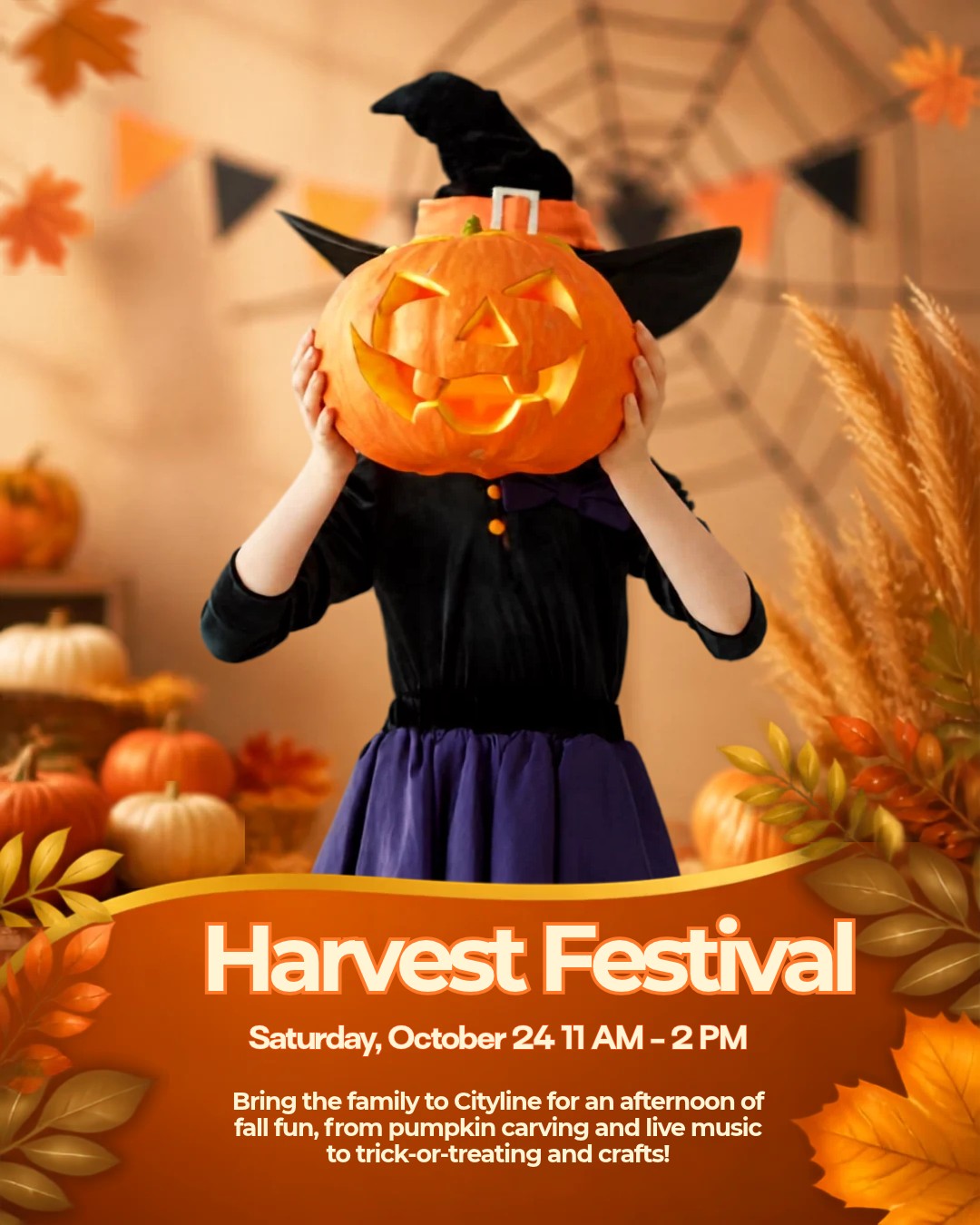 Sunnyvale's Free Harvest Festival: Pumpkin Carving & Monster Mash Dance Party
