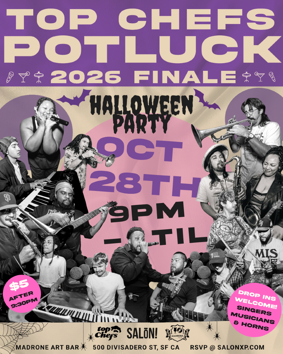 The “Top Chefs” Potluck: DJ Halloween Party (Madrone Art Bar)