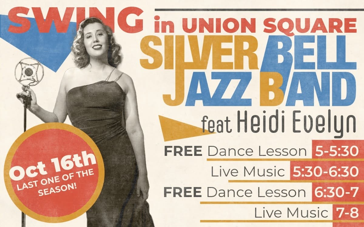 10/16/26: Swing in Union Square with Silver Bell Jazz Band (SF) - FREE